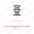 画像1: 【50％OFF】 LITTLE AND OFTEN FILLS THE PURSE/継続は力なり　6ｘ4ｃｍアイロンシート (1)