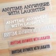 画像1: 【40％OFF】はがし済★Anytime anywhere with laughter/いつでもどこでも笑いと共に/12~17ｃｍ幅 (1)