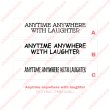 画像2: 【40％OFF】はがし済★Anytime anywhere with laughter/いつでもどこでも笑いと共に/12~17ｃｍ幅 (2)