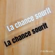 画像1: 【50円セール】はがし済★La chance sourit/幸運の笑顔/2.5ｘ19ｃｍ (1)