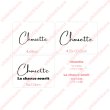 画像2: 【60％OFF】はがし済★chouette/すてきな/La chance sourit/幸運の笑顔/4ｘ9ｃｍ (2)