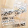 画像1: 【60％OFF】はがし済★La chance sourit/幸運の笑顔/2ｘ10ｃｍ他 (1)