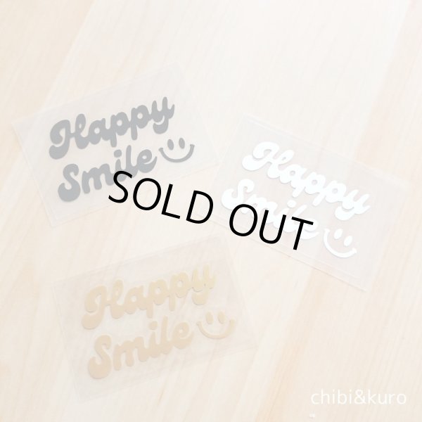 画像1: 【40⇒60％OFF】はがし済★HAPPYSMILE/4ｘ7ｃｍ (1)