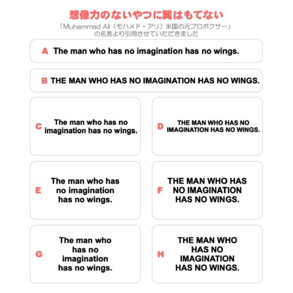 画像1: サイズ＆文字が選べることわざシート★想像力のない奴に、翼は持てない。/The man who has no imagination has no wings (1)